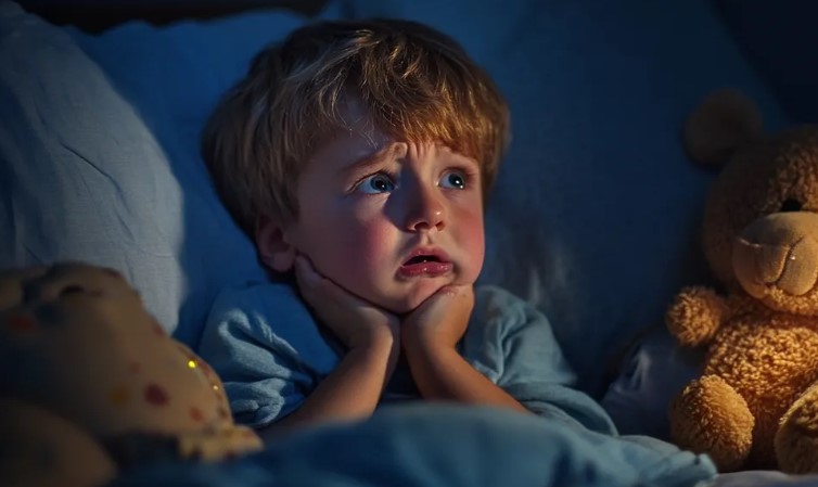 Hallottam, hogy a kisbabánk sír, miközben zuhanyoztam, és a feleségem tévét nézett – amikor beléptem a gyerekszobába, felkiáltottam a rémülettől.